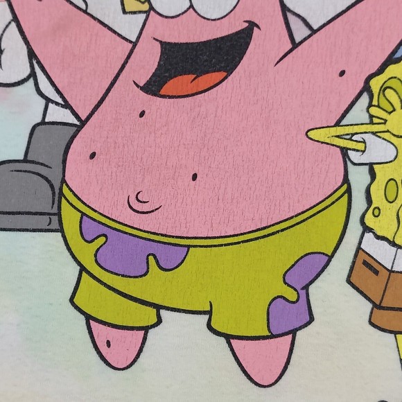 Spongebob Squarepants  And Friends Youth Sz L Large Be Kind Tie Dye T Shirt - Picture 6 of 16